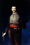 Ludwik de Laveaux Self portrait with a palette Spain oil painting artist